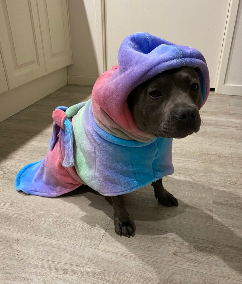 DRESSINGGOWN for Dogs Super Soft Snuggle Cuddle Etsy