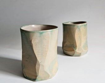 SAGE COLOR stoneware mug 380ml - contemporary ceramics