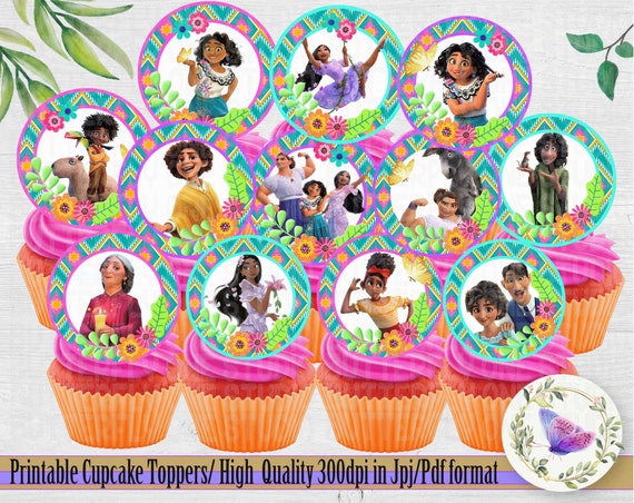 Printable Lilo and Stitch Party Cupcakes Toppers, Stitch Party Cupcakes  Topper, Lilo and Stitch Cupcake Toppers, Printables Party Supplies 