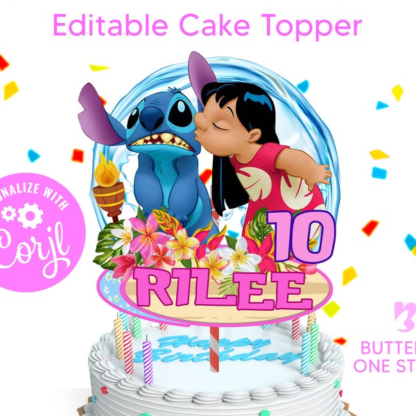 Hawaiian Cake Topper - Etsy