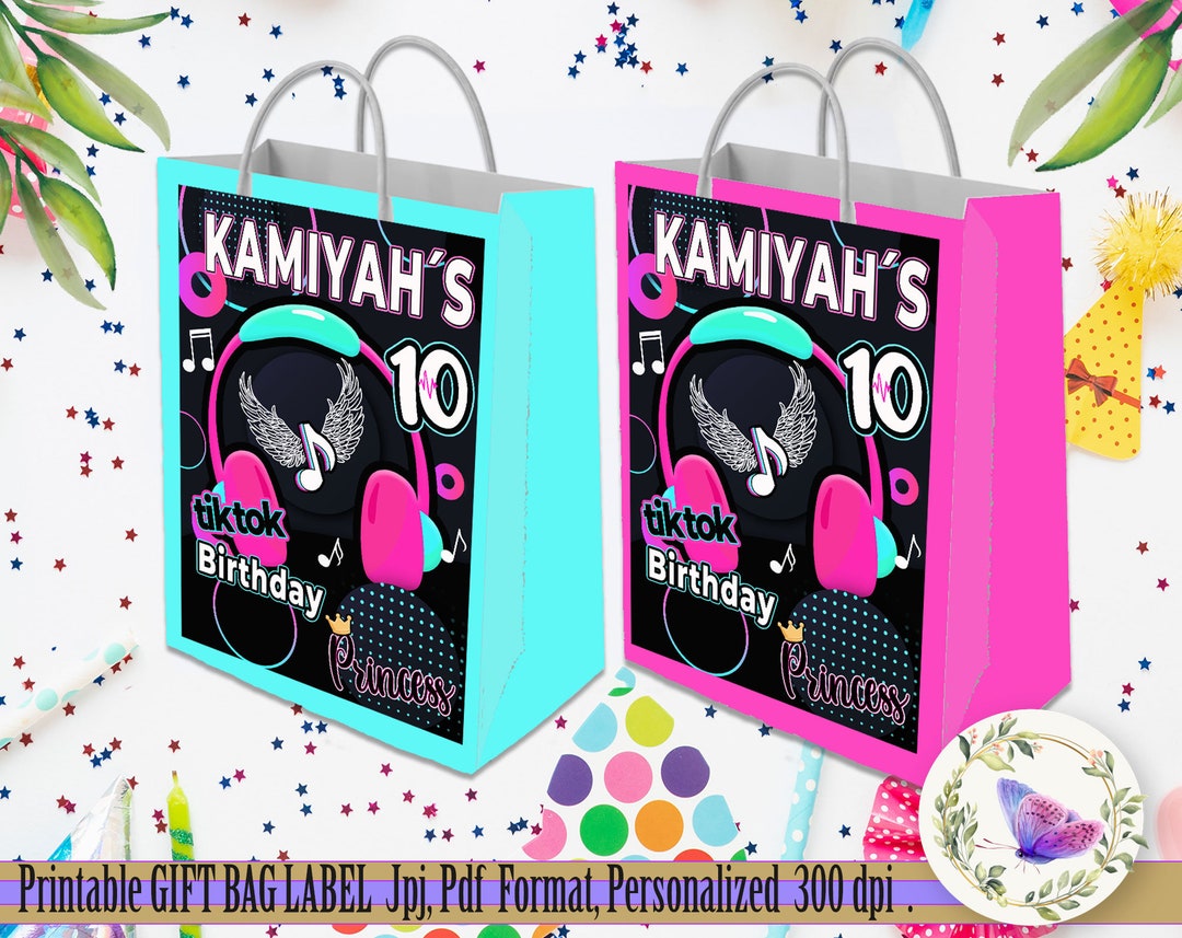 Musical Gift Bag Labels,printable Favor Labels for Gift Bag,musical