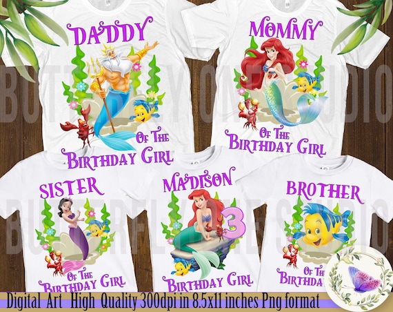 Sister Of The Mermaid Birthday Girl Shirt Sister Of The Mermaid Birthday Girl Shirt