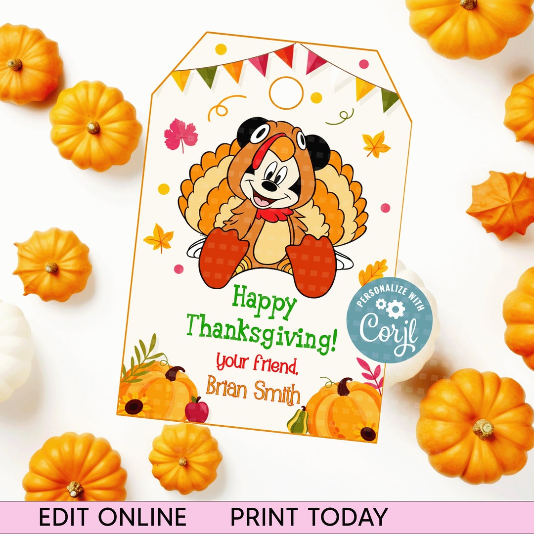 Editable thanksgiving thank you tags digital file thanksgiving thank