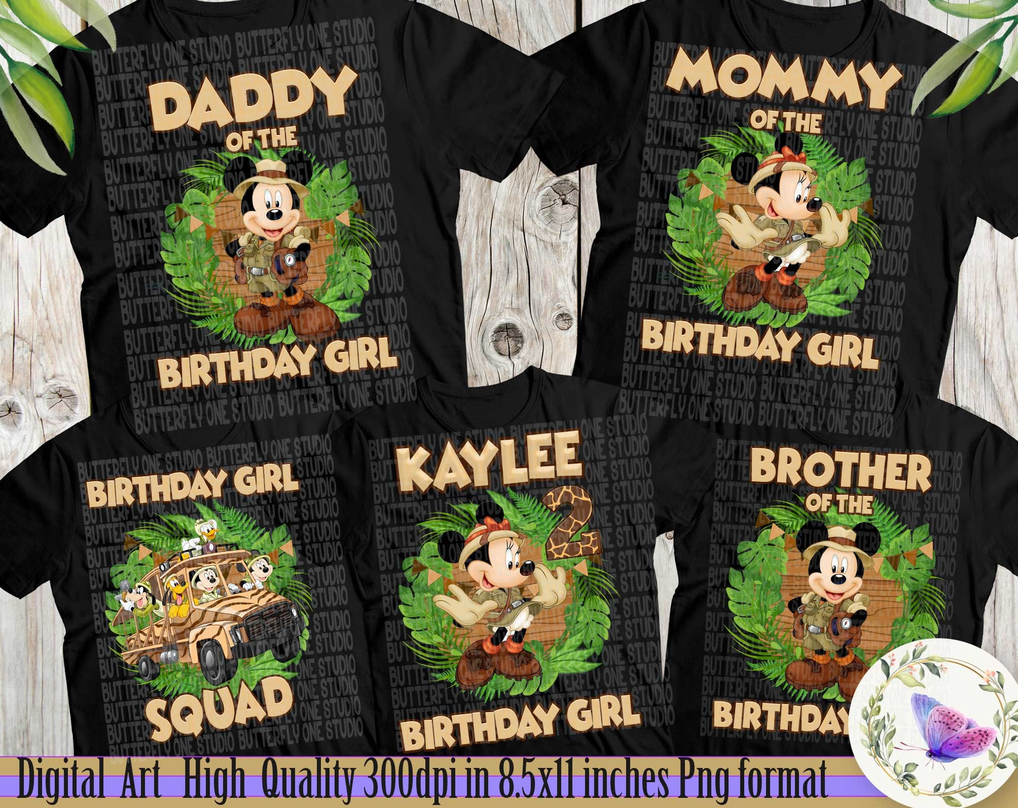 PNG Mickey Mouse Safari Birthday T 