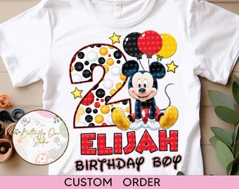 PNG T-shirt Birthday Boy, Png  Digital File , Kid  Birthday Boy ,Png Customize Name and Age Birthday Boy,Digital File, Sublimation