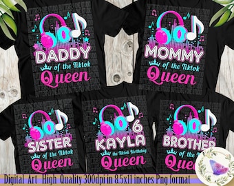 Musical Birthday Girl Iron Transfer, Png Digital File, Musical Birthday Party  T-shirt Images, Dtg Prints,  Personalized,  Birthday Clothing