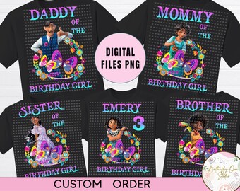 Png PACK / BUNDLE Encanto Family, Png Digital File, Iron Transfer, Dtg prints, Encanto Family  Design, Encanto  Birthday Party, Customizable