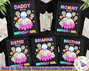 PNG, Tema de cumpleaños de Candyland, Archivo digital PNG, Sublimación, Cumpleaños de mamá y papá de Candyland, Personalizado, Archivo digital de Candyland