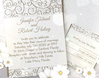 Video Wedding Invitation Video, Wedding Invite Video, Custom Invitation Video