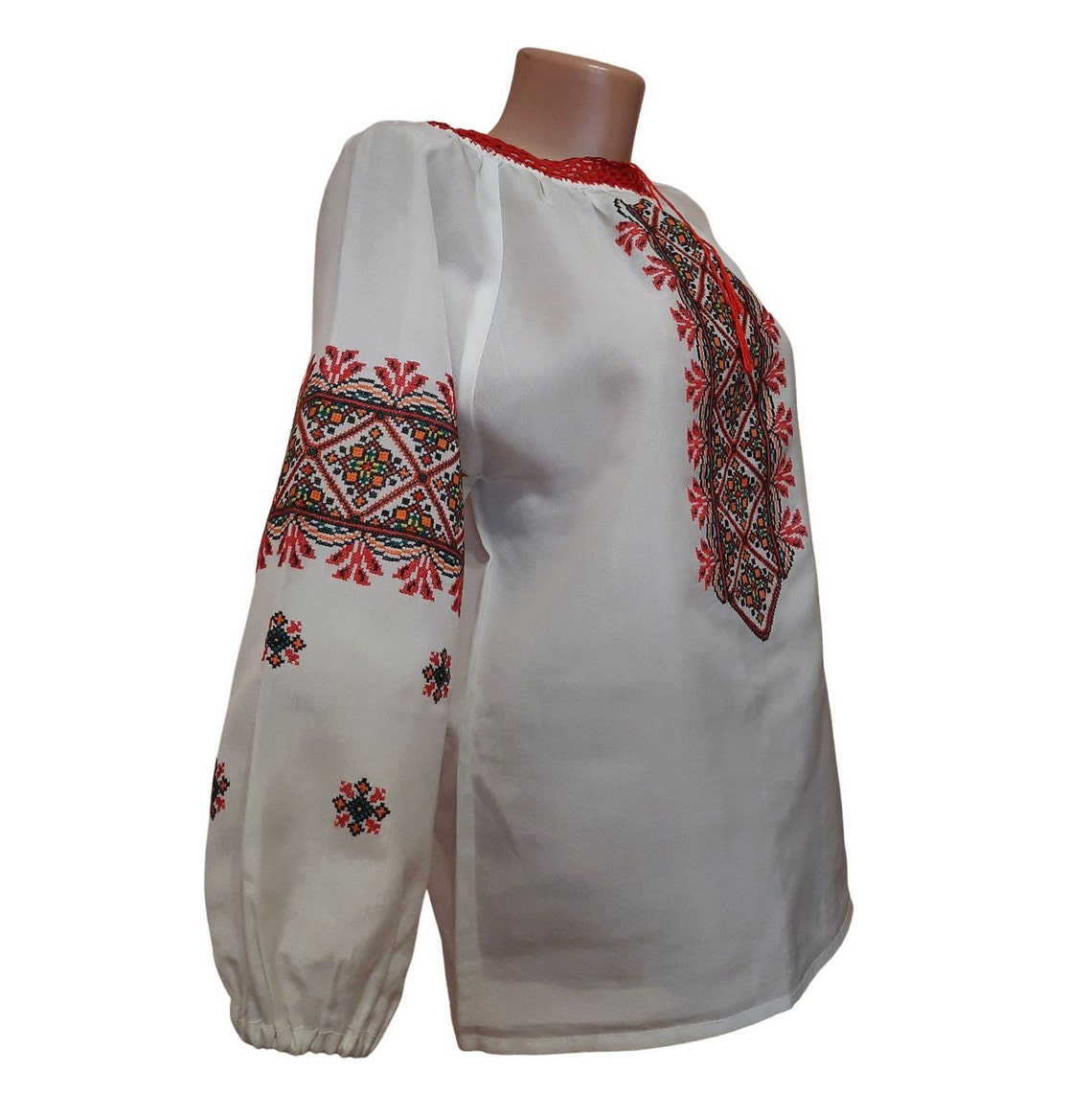 Hand embroidered shirt long sleeves embroidered shirt Etsy