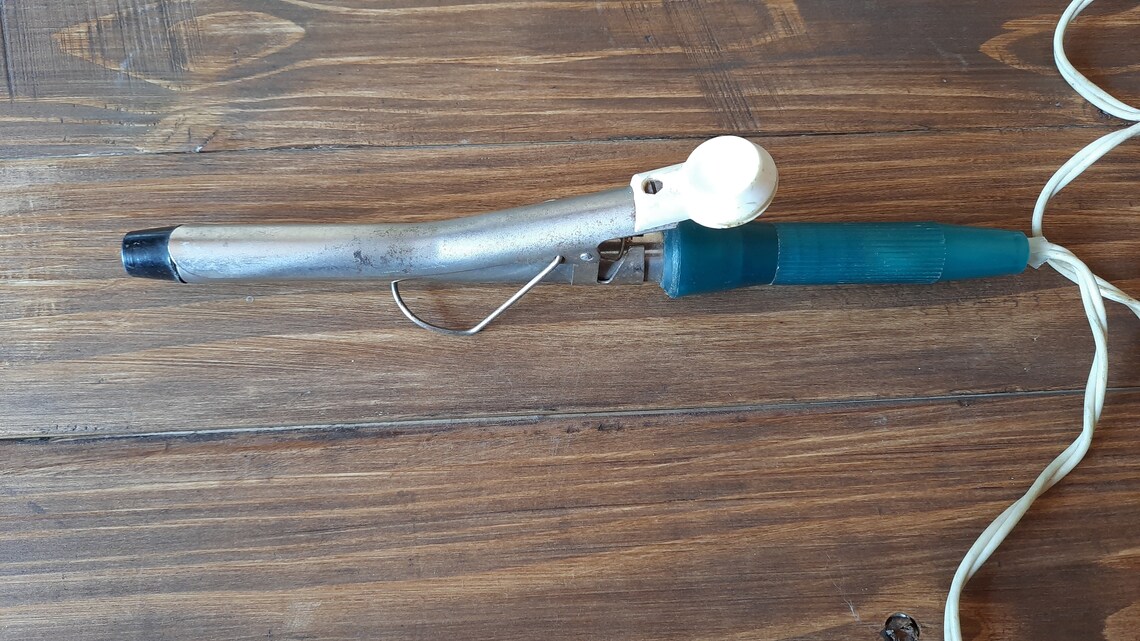 Vintage Electric Curling Iron WORKING Hair Straightener Etsy