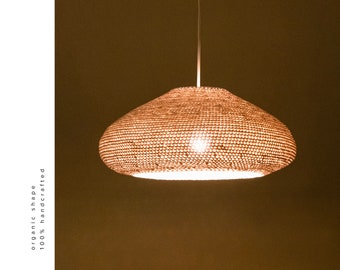 25" YAVORA Pendant Light | Wabi Sabi Suspension Light, Japandi Pendant Light, Japandi Home Lighting, Nordic Minimalistic Pendant Light