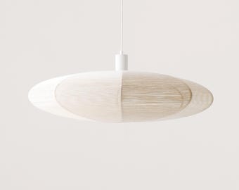 LJOM Japandi-hanglamp: handgeweven hanglamp voor Scandinavisch interieur
