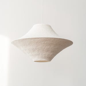 LANNA Crochet Pendant Lamp: Japandi Nordic Lighting, Minimalist Home Hanging Light
