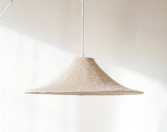 20” YARUHA Pendant Lamp | Nordic Minimalistic Pendant Lamp, Japandi Decorative Hanglamp, Wabi-Sabi Modern Suspension Lamp, Japandi Light
