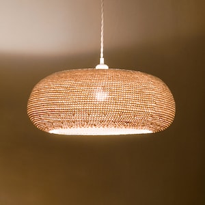 25&quot; IZA-hanglamp | Grote moderne hanglamp, Japandi-hanglamp, grote Scandinavische minimalistische hanglamp, Wabi Sabi Home Lighting