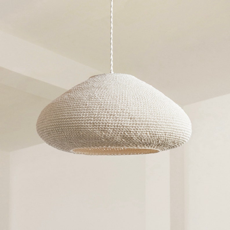 19 YAVORA Pendant Lamp Japandi Pendant Light, Japandi Home Lighting, Nordic Minimalistic Pendant Lamp, Modern Wabi Sabi Suspension Light image 9