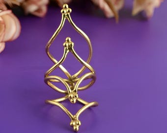 Adjustable Finger Splint Ring: Sterling Silver EDS Arthritis Support