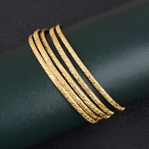 Indian Gold Bangle, Gold Filled Bangle, Gold Bracelet, Bangle, Gold Filled Bracelet, women Gold Bangle, Stacking Bangle, , Gold Bangles