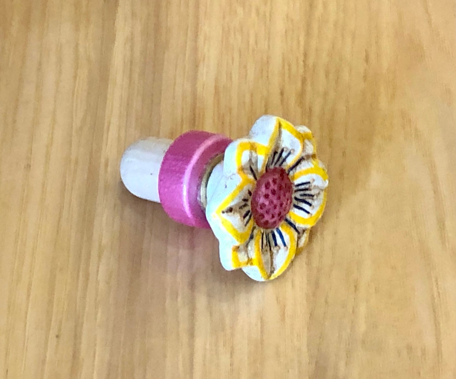 Flower Wine Bottle Stopper Etsy