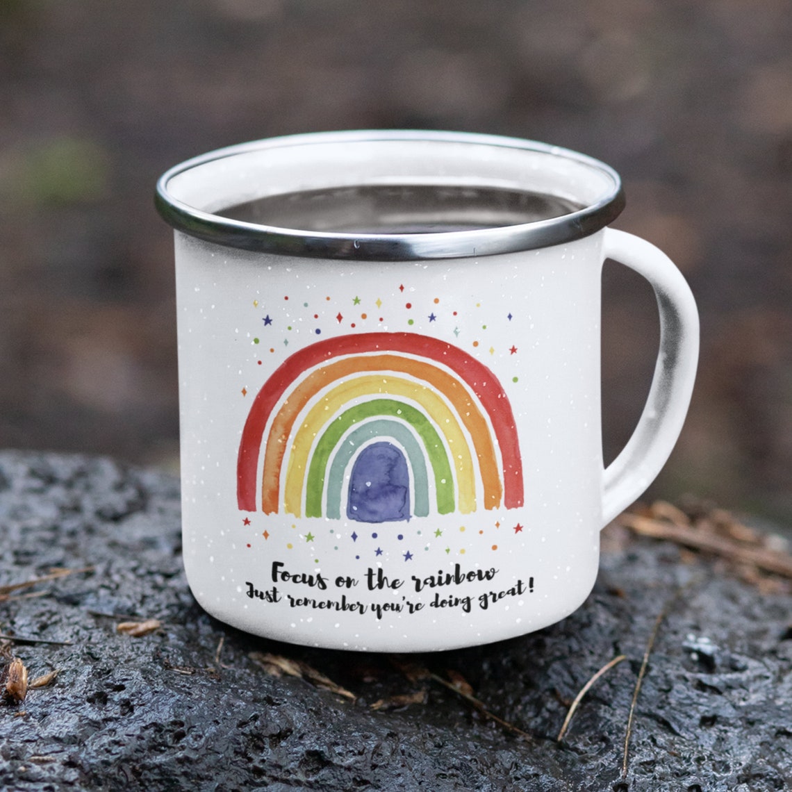 Personalised Rainbow Mug Rainbow Mug Coffee Mug Gift Mug Etsy