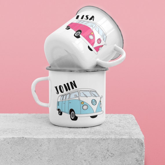 Camper Van Couples Mug His And Hers 