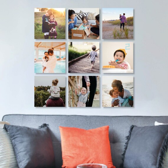 Blijkbaar Susteen gans Gepersonaliseerd fotoblok fotocollage muur van foto's - Etsy Nederland