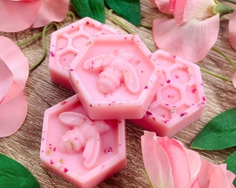 Peony & Blush Botanical Soy Wax Melts / 100% Vegan Cruelty Free