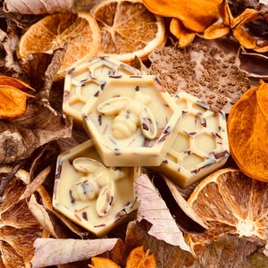 Amber & Spiced Orange Botanical Soy Wax Melts / 100% Vegan Cruelty Free