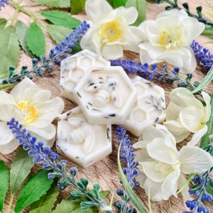White Tea & Lavender Botanical Soy Wax Melts / Highly Scented 100% Vegan Cruelty Free