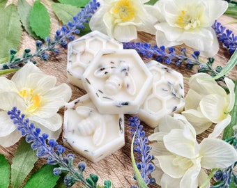 White Tea & Lavender Botanical Soy Wax Melts / Highly Scented 100% Vegan Cruelty Free