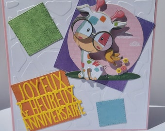 Anniversaire De Girafe Etsy France