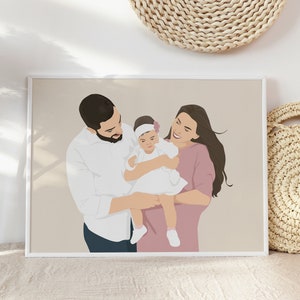 Familiecadeau voor een familiecadeau voor een familiecadeau voor een paar en een kinderposter