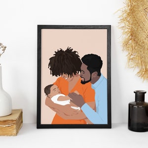 Familiecadeau voor een familiecadeau voor een familiecadeau voor een paar en een kinderposter