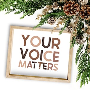 Your Voice Matters,Human Equality Art,Human Diversity Art,Diversity Classroom Poster,Inclusive Classroom Art,Diversity and Inclusion Poster