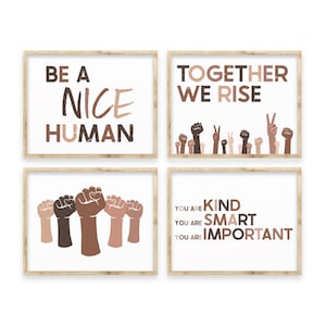 Diversity Poster Bundle,Equality Set of 4 Prints,Equality Poster Bundle,Inclusive Classroom,Diversity Classroom Poster,Equality Quote Poster