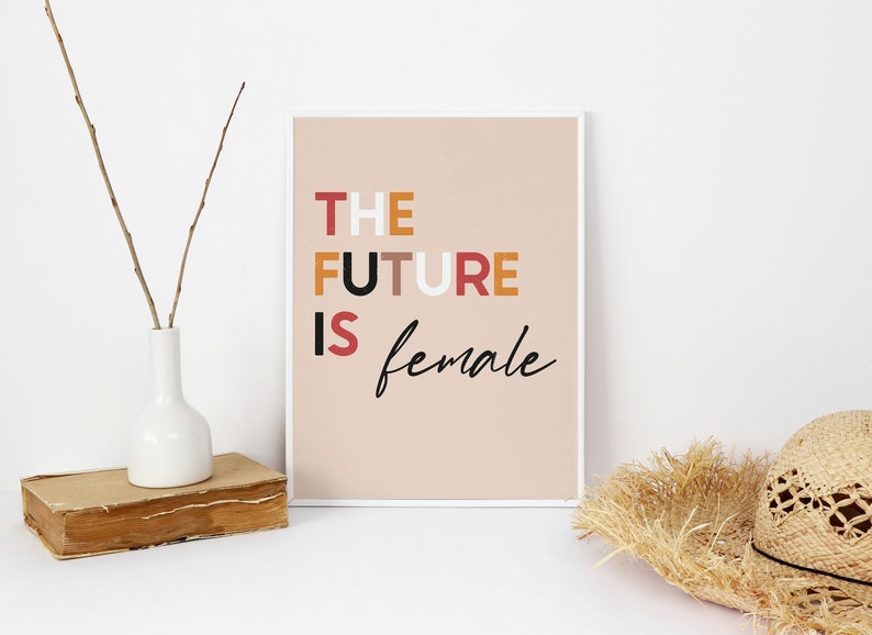 Feminist Poster Bundle,Feminist Gallery Wall,Empowered Women Poster Set,Girl Power Poster Set,Boho Feminist Art,Feminist Nursery Art Set