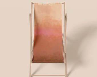Deck chair ‘Esmée’ • Pink tones • Made in France