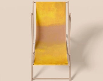 Deck chair ‘Esmée’ • Yellow • made in France