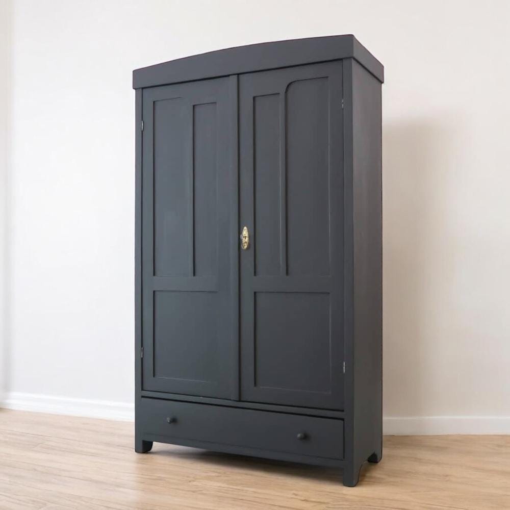 Furncato Klederschrank Mexko-Stl Kefernholz 3 Türen Weß (1-St
