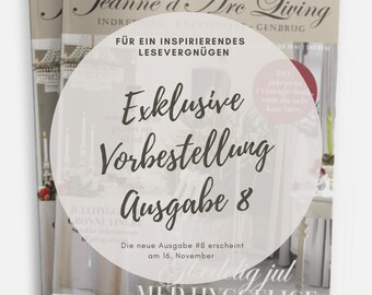 PRE-ORDER - Lifestyle magazine Jeanne d'Arc Living German Edition 8