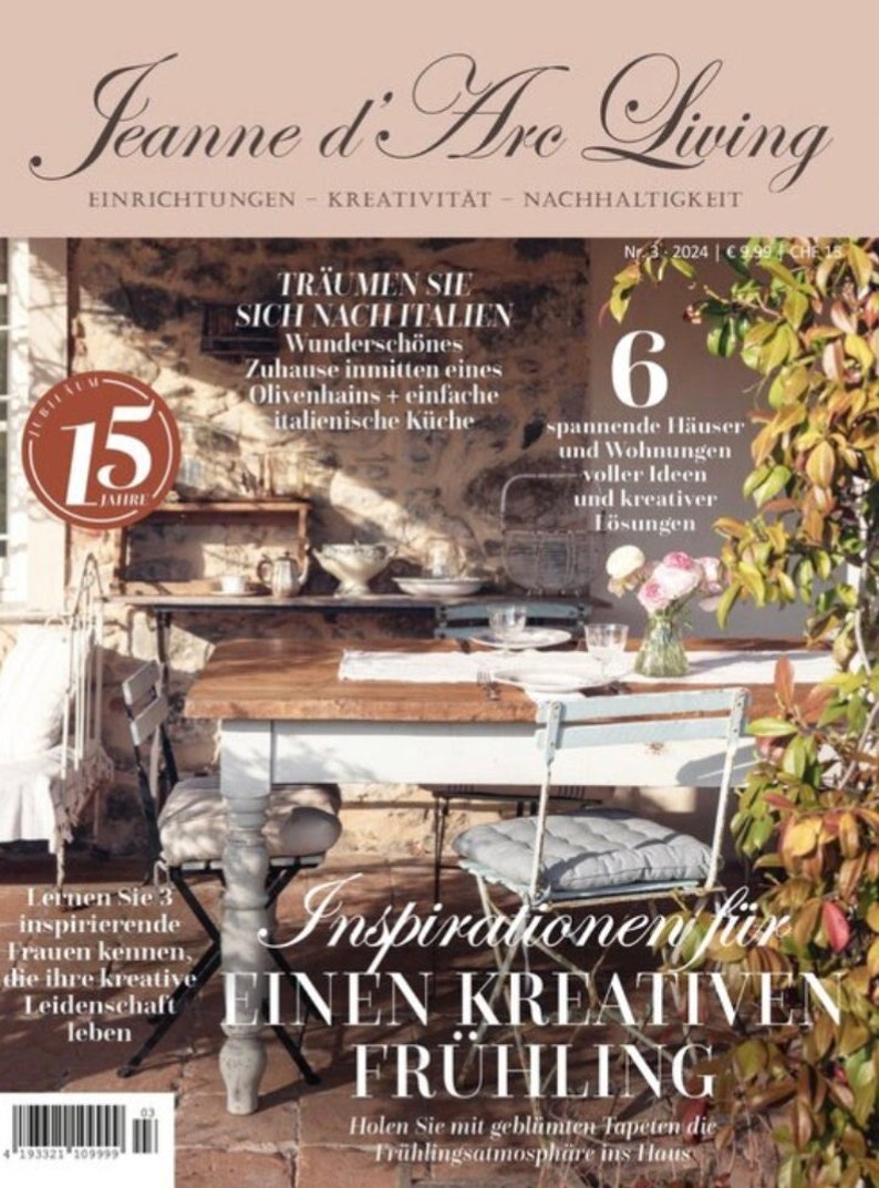 Lifestylemagazin Jeanne dArc Living Deutsche Ausgabe 3/ 2024 Bild 1