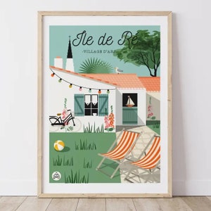 Póster ILE DE RE - Village d'Ars