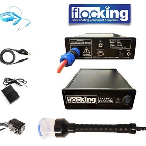 Máquina de Flocking - Aplicador de Rebaño Electrostático - APLICAdor de Flotación DE DIY FK5-PRO