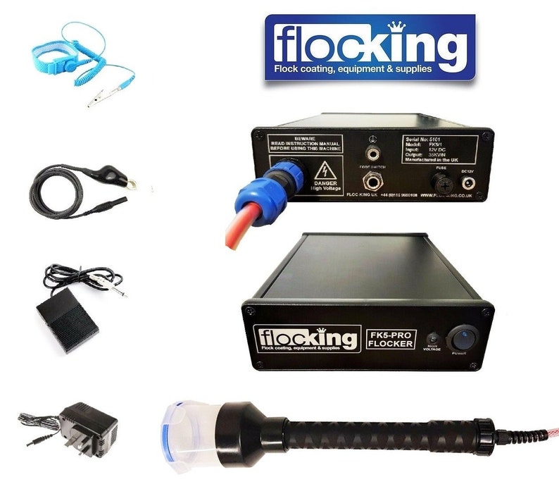 Flocking Machine Electrostatic Flock Applicator FK5PRO DIY Flocking