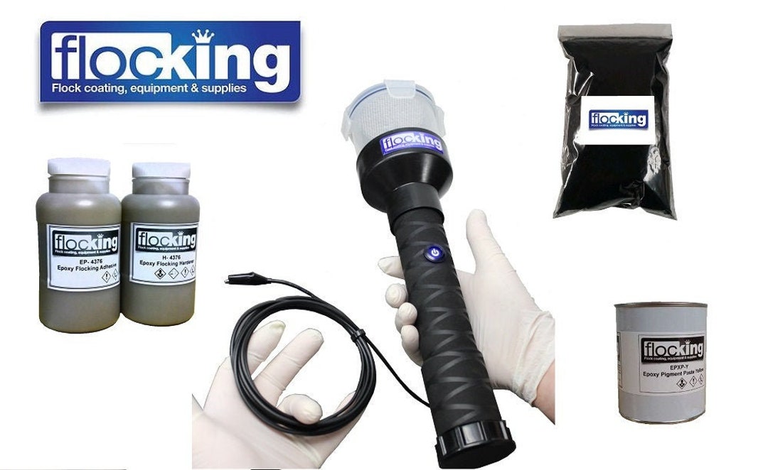 Flocking Machine Starter Kit Electrostatic Flock Applicator Etsy