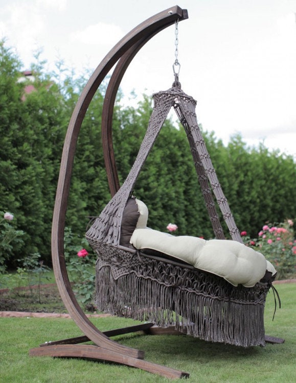 Wooden hanging chair price sale