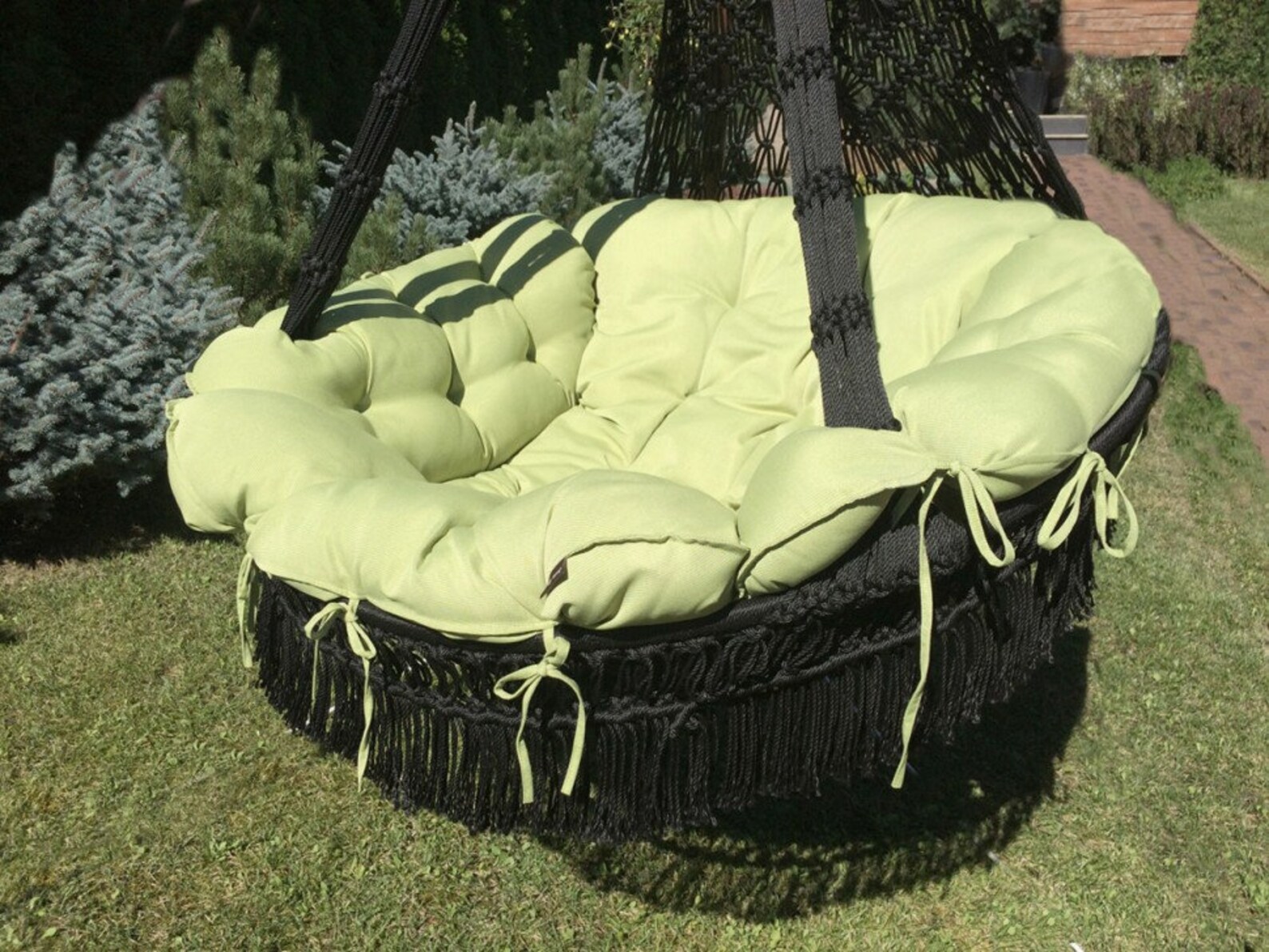 SWING CHAIR with Wooden stand Etsy