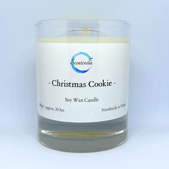 Christmas Cookie Soy Vegan Homemade Hand Poured Candle Etsy