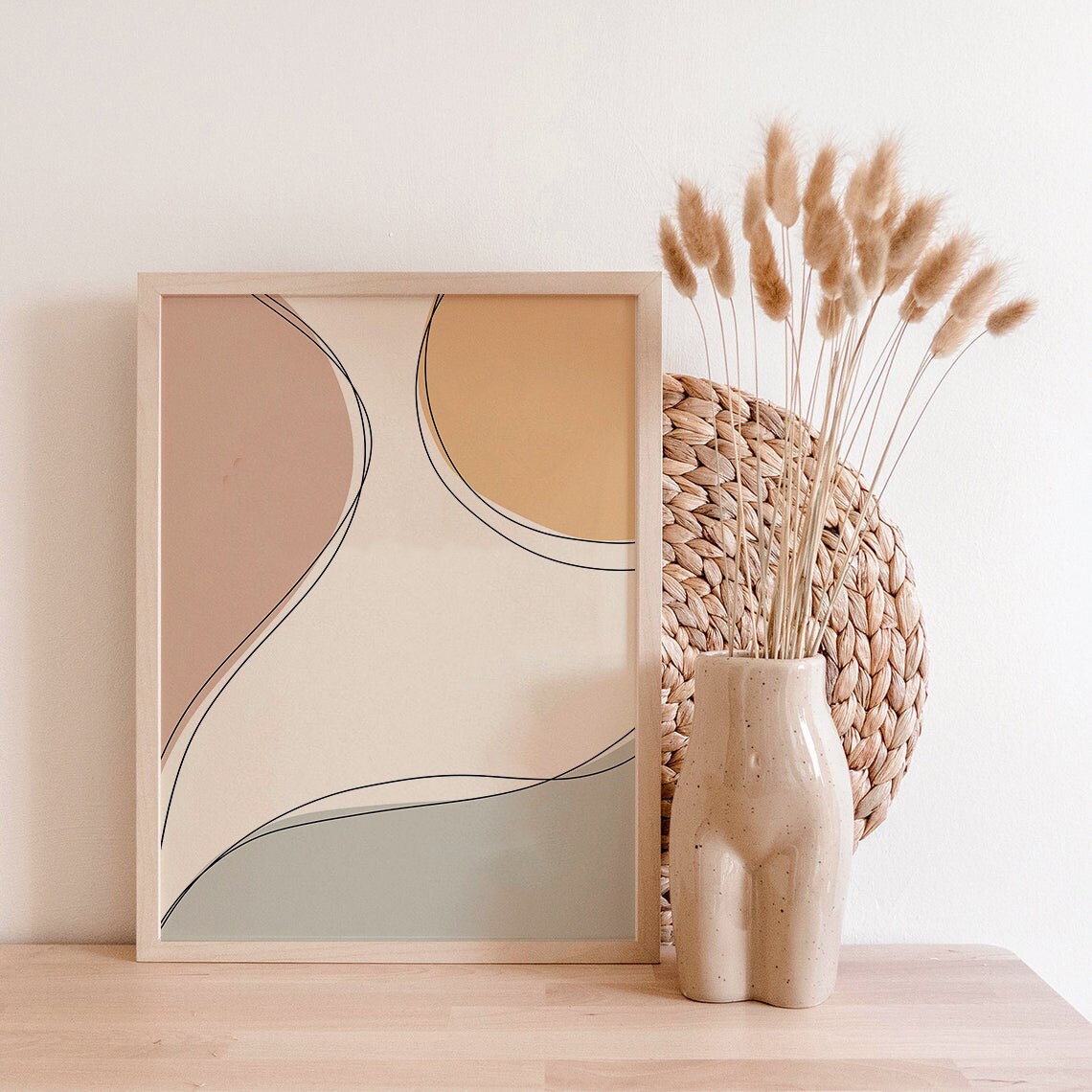 Printable Wall Art 3 piece wall art Gallery Wall Set Boho | Etsy